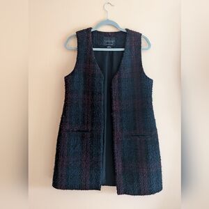 Plaid Vest